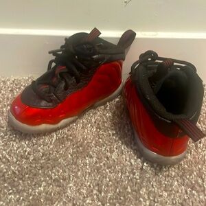 Nike foamposites | size 7c | red,black